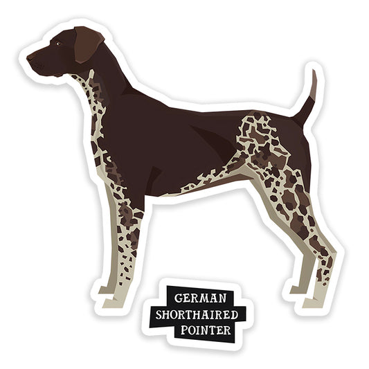 German shorthaired pointer dog Sticker