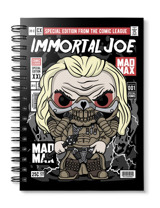 Immortal Joe Mad Max pop Art Notebook