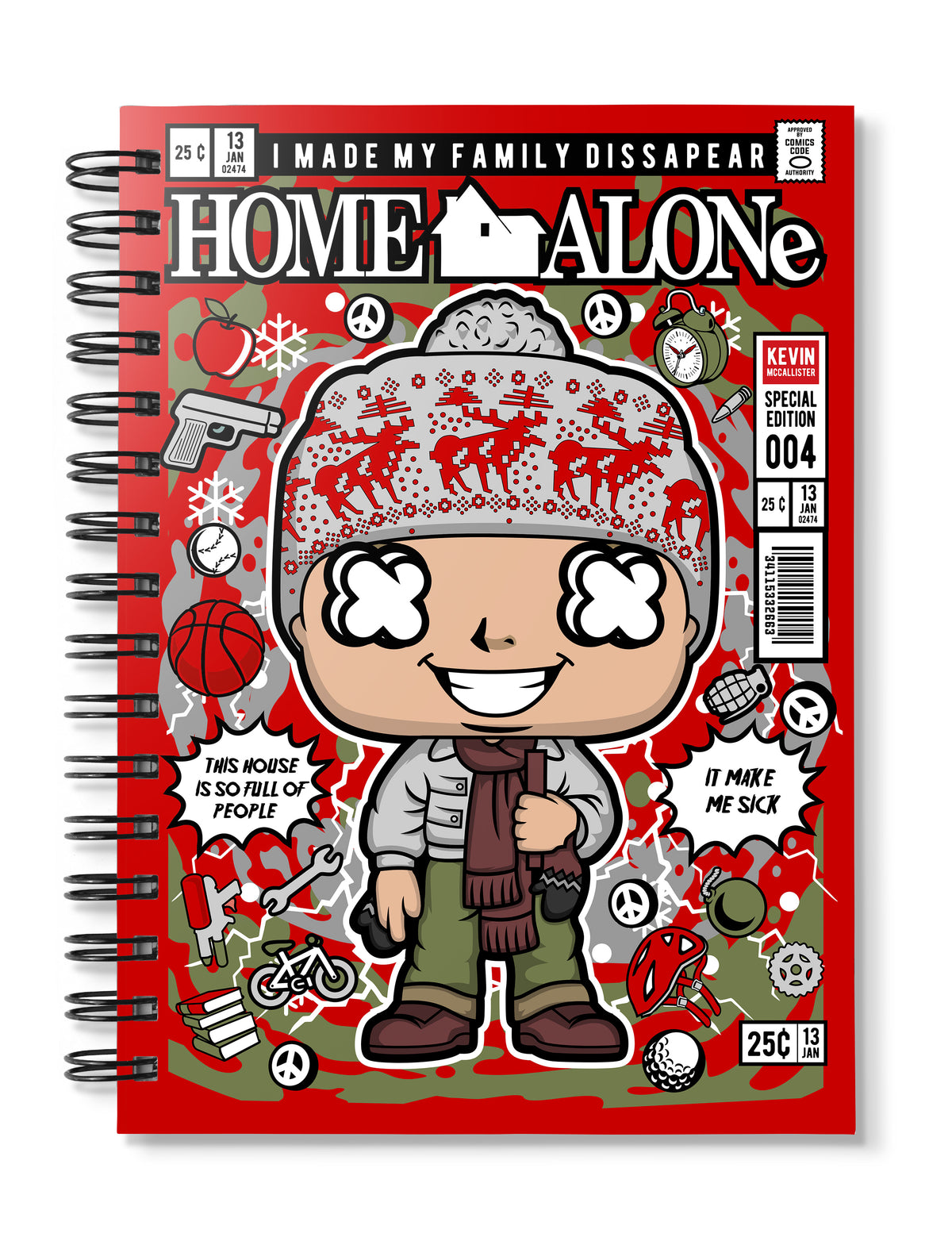 Kevin Notebook Kevin Home Alone Notebook – Dank N Drip