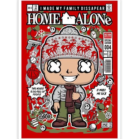 Kevin Home Alone pop Art Sticker
