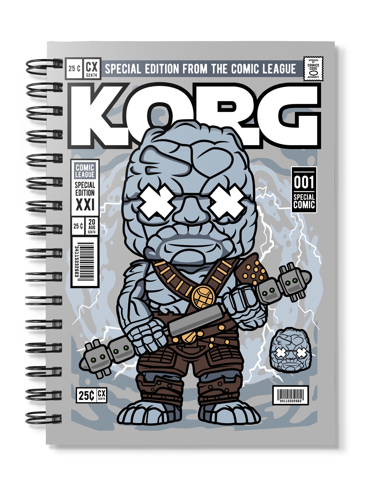 Korg Thor Ragnarök pop Art Notebook