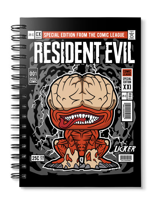 Licker Resident Evil pop Art Notebook