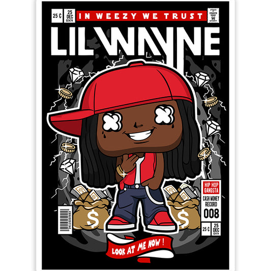 Lil Wayne pop Art Sticker