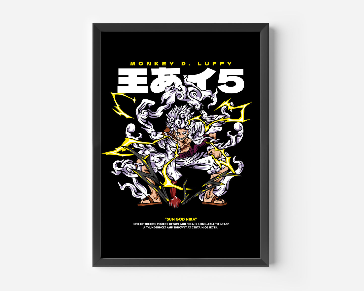 Luffy Gear 5 one Piece Poster
