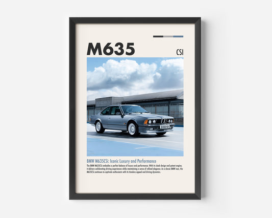 BMW M635CSi Poster