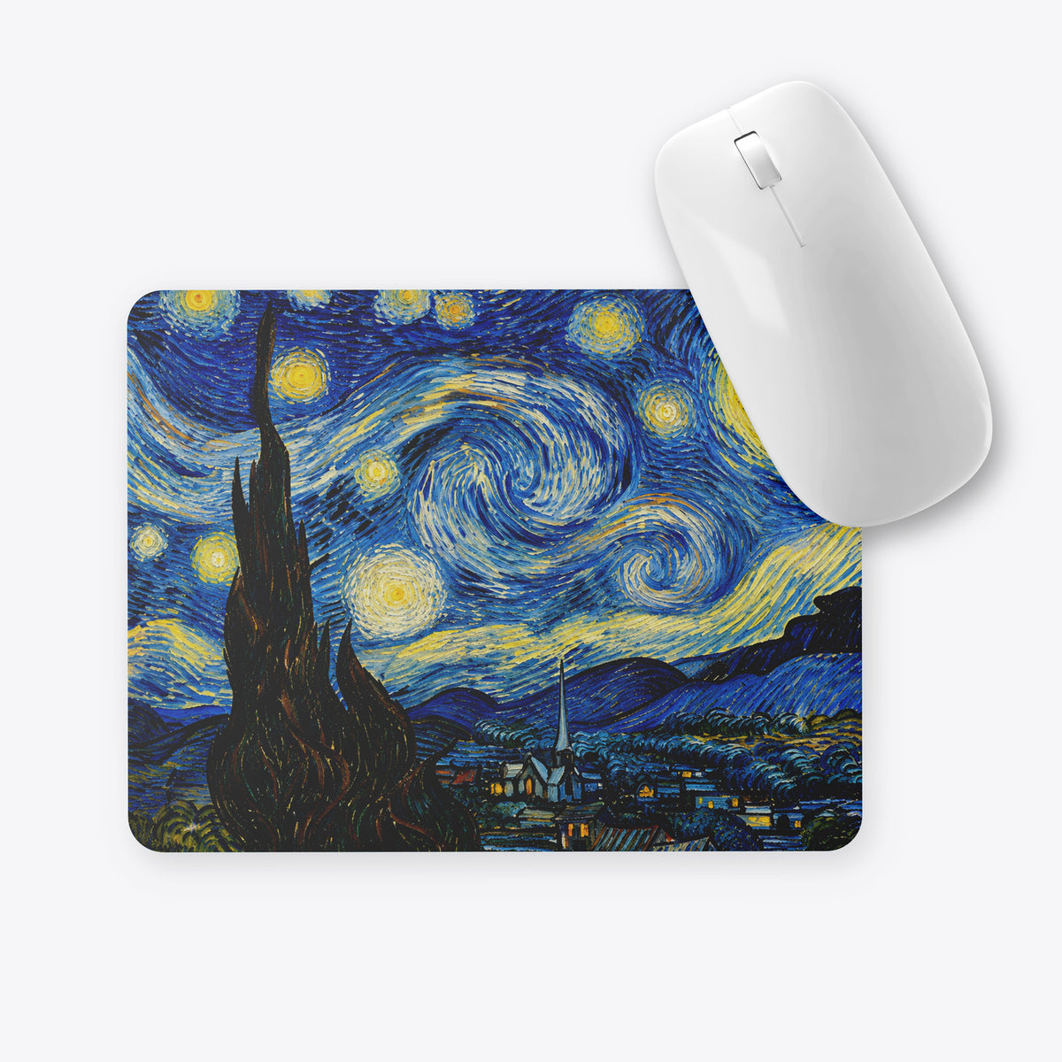 The Starry Night Mouse Pad