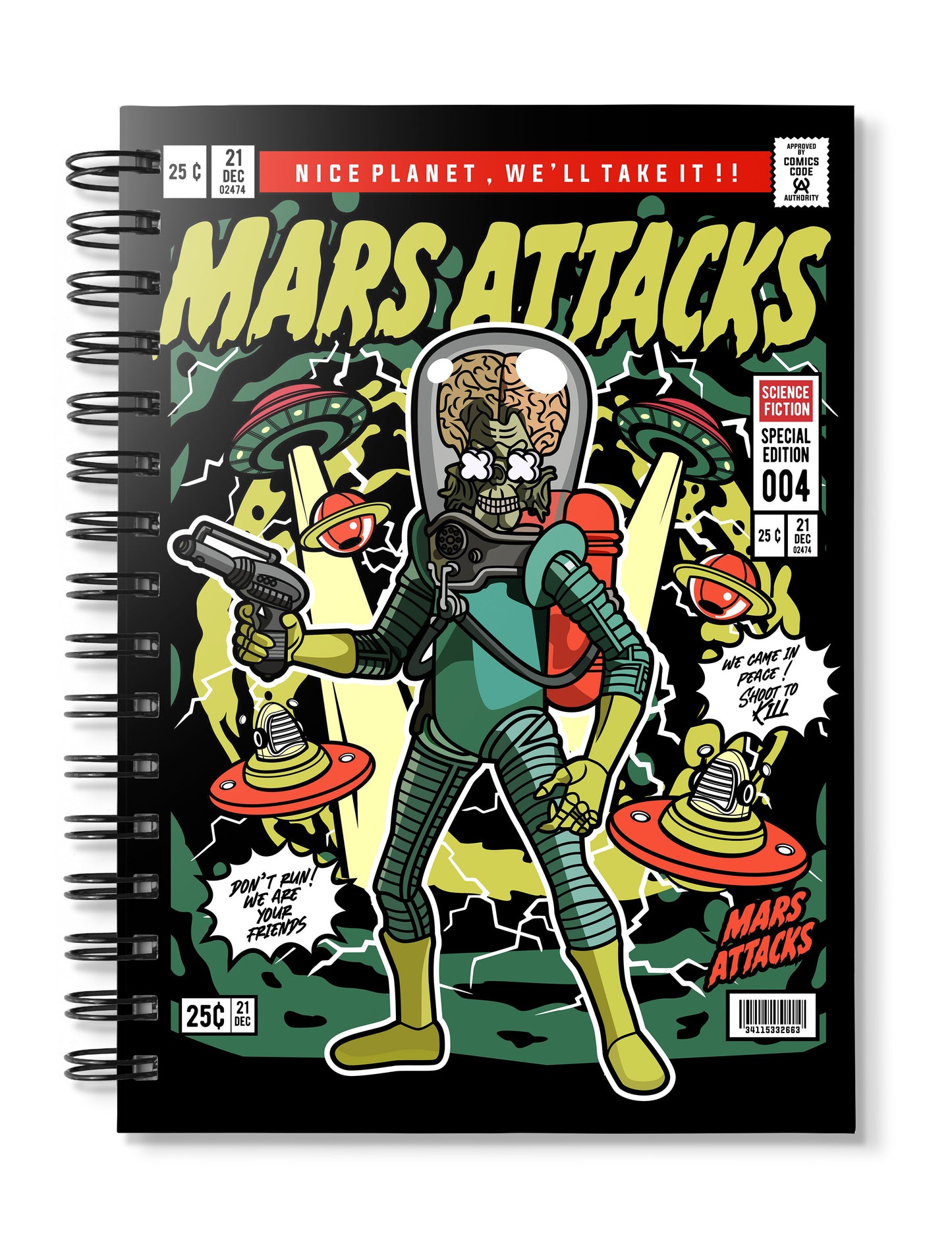 Mars Attacks Notebook