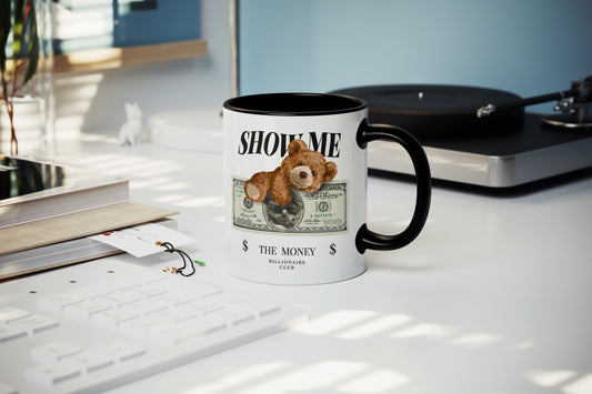 dank n drip money bear mug 