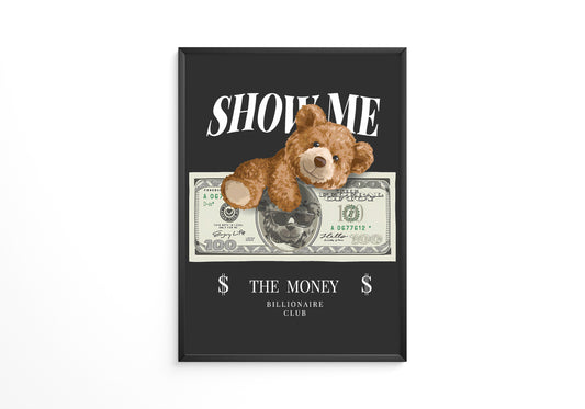 Money Bear Poster