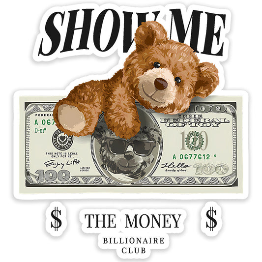 Money Bear Sticker