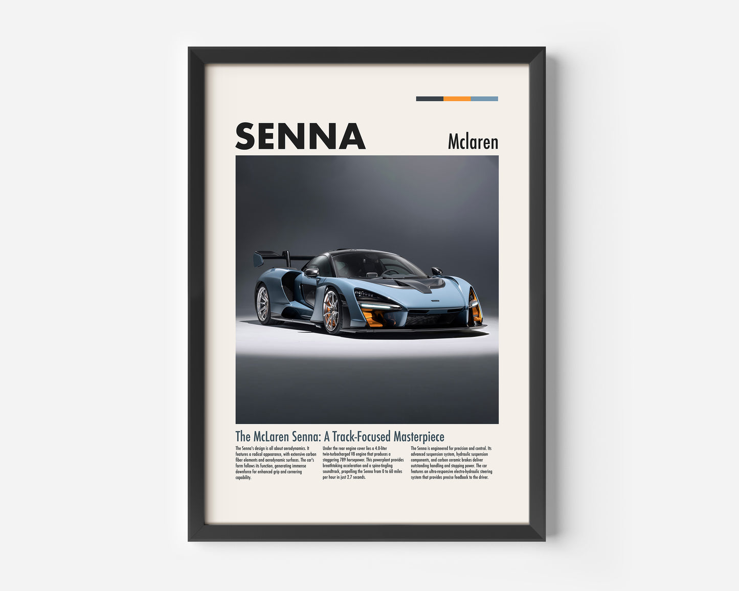 McLaren Senna Poster