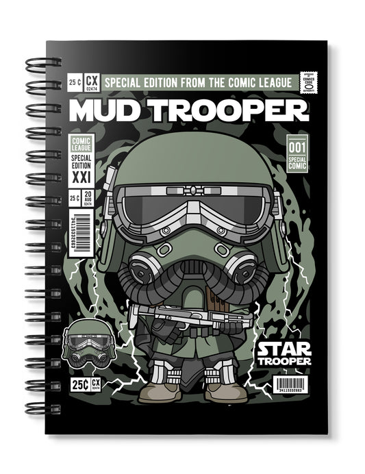 Mud trooper Star Wars pop Art Notebook