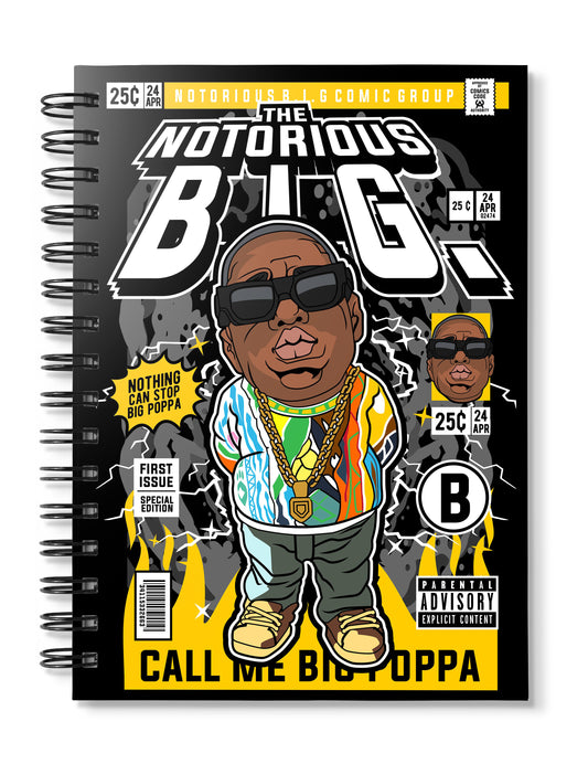 Notorious B.I.G Pop Art Notebook