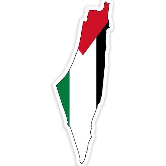 Palestine Map Sticker