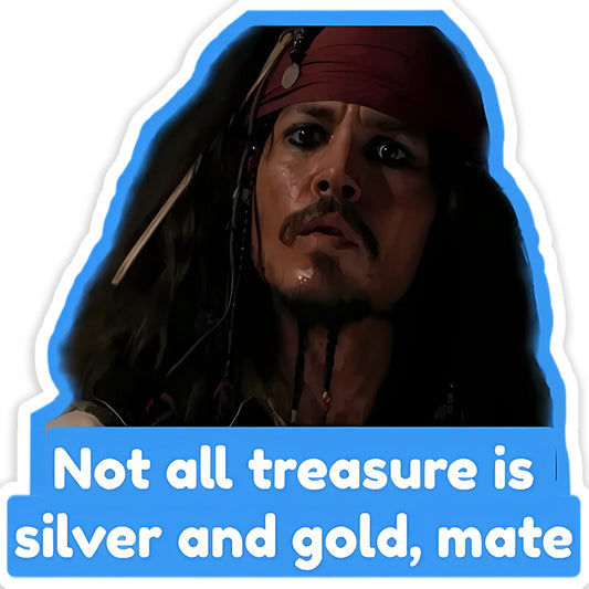Pirates of the Caribbean Not All Gold Sticker