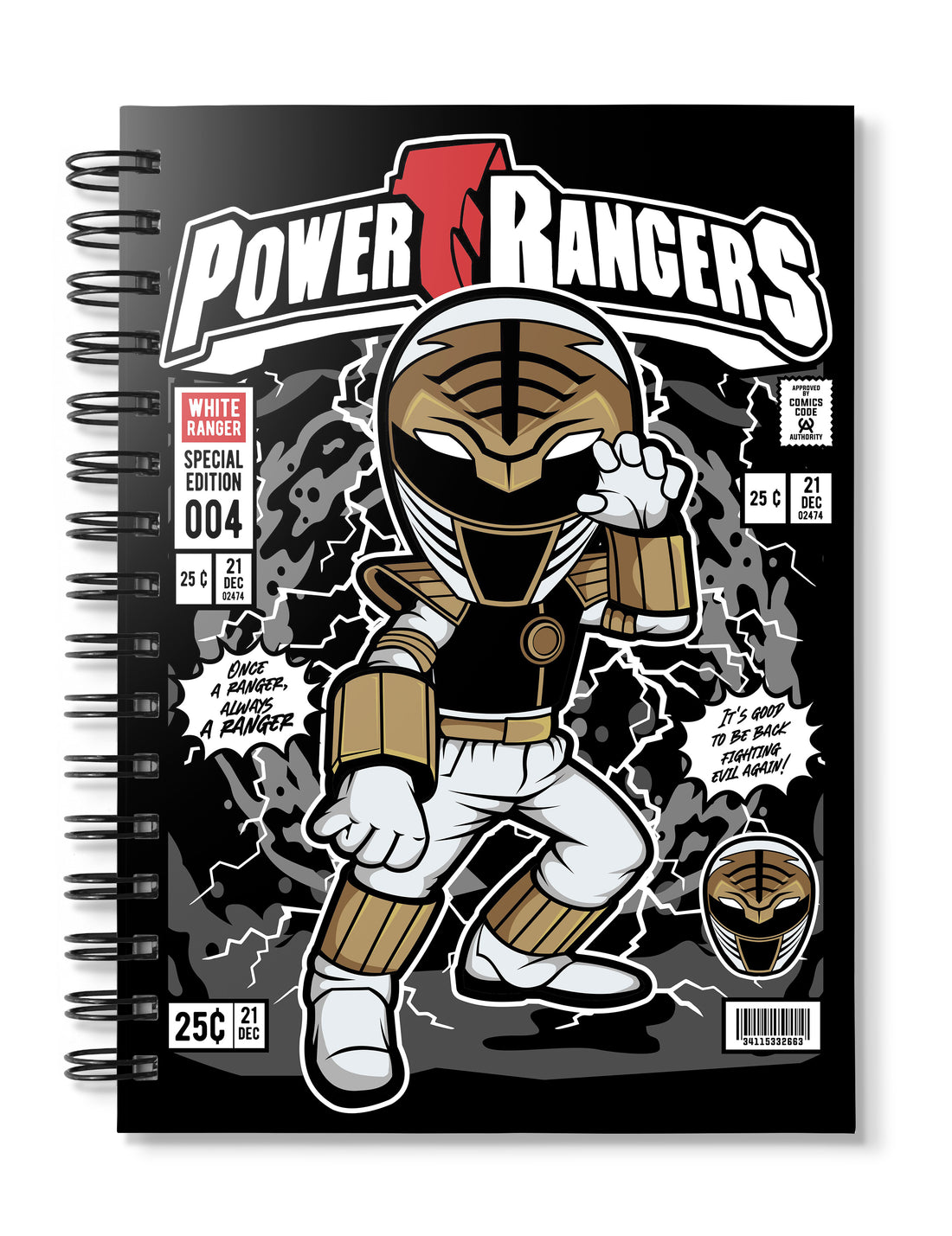 Power Ranger Pop Art Notebook – Dank N Drip