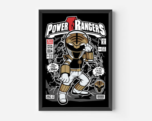 Power Ranger Pop Poster