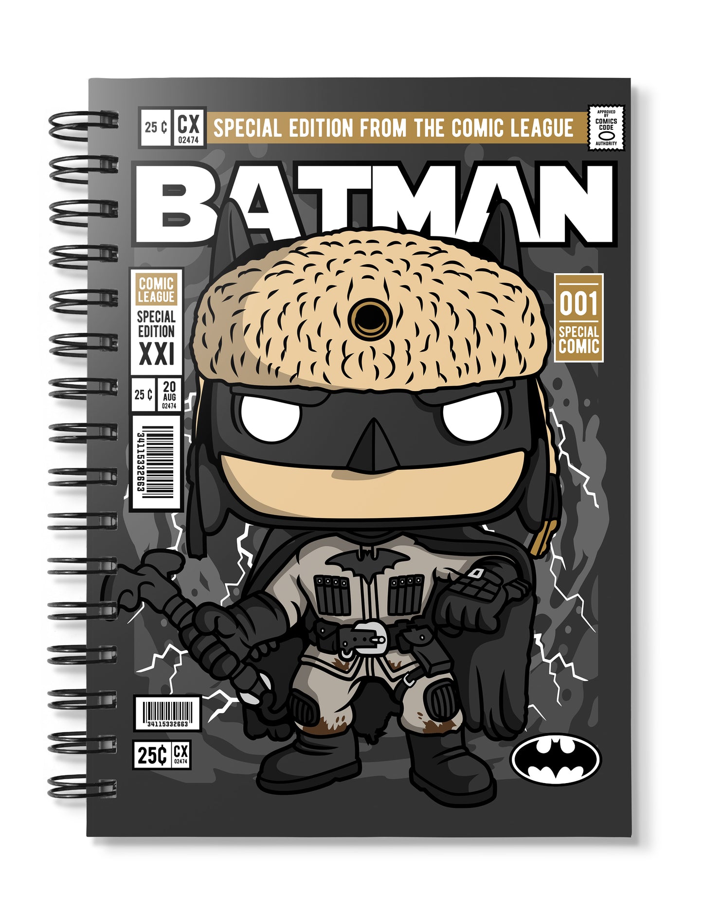 Red Son Batman pop Art Notebook
