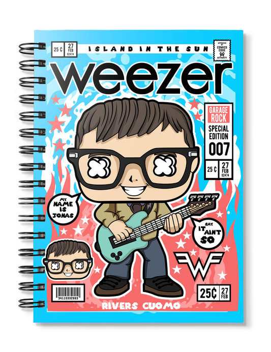 Rivers Cuomo Weezer Pop Art Notebook