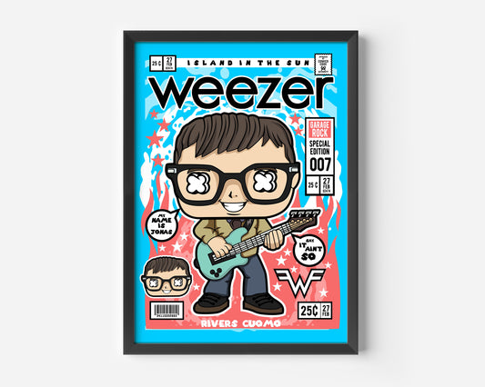 Rivers Cuomo Weezer Pop Poster