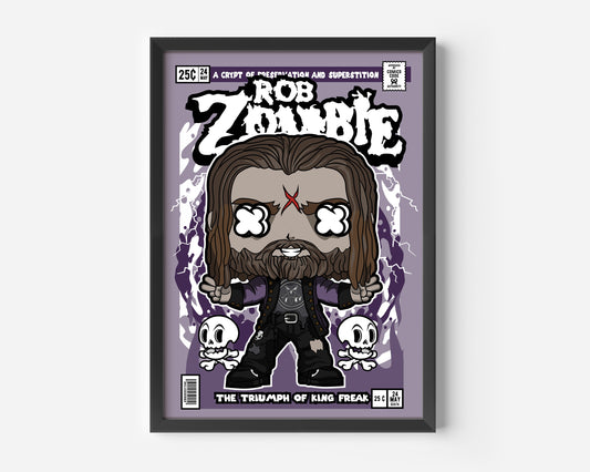 Rob Zombie Pop Poster