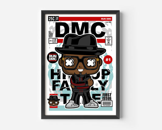 Run DMC Pop Poster