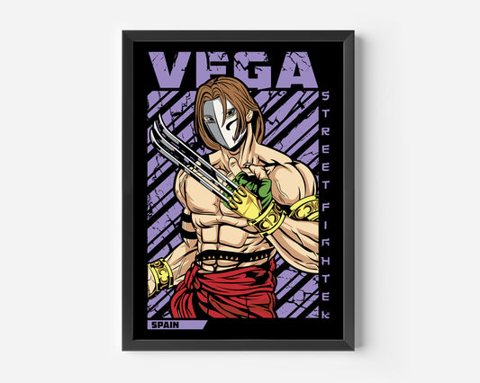 Vega Street fighter Poster