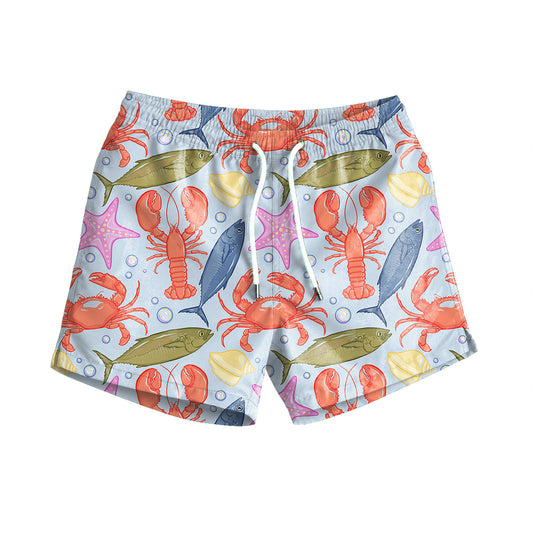 Summer Pattern Swim Shorts