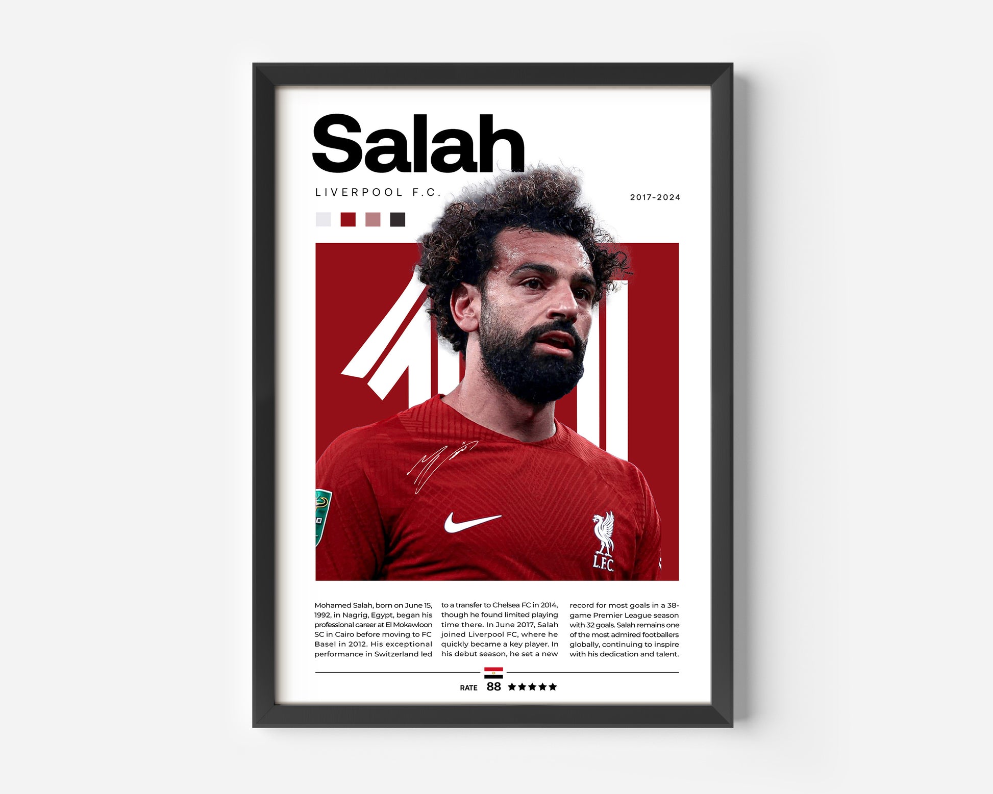 dank n drip mo salah poster 