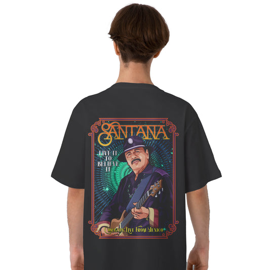 Santana Oversized Tee's Black