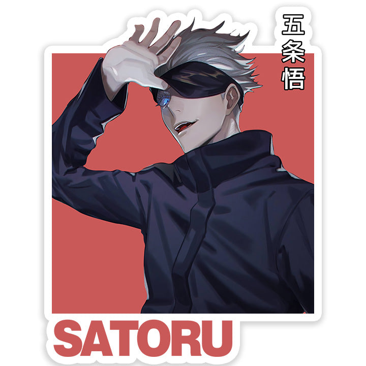 Satoru Gojo jujutsu kaisen Sticker – Dank N Drip