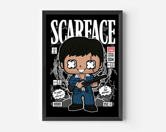 Scarface Tony Montana Pop Poster