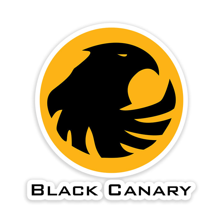 Black Canary Logo Sticker