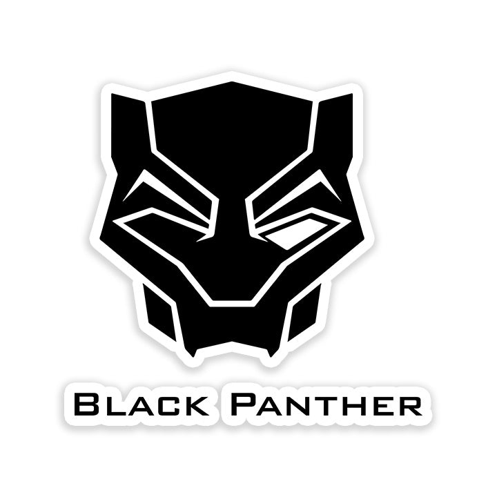 Black Panther Logo Sticker