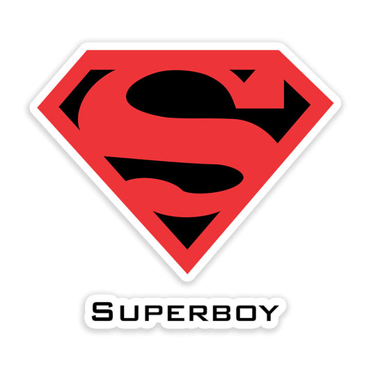 Super boy Logo Sticker