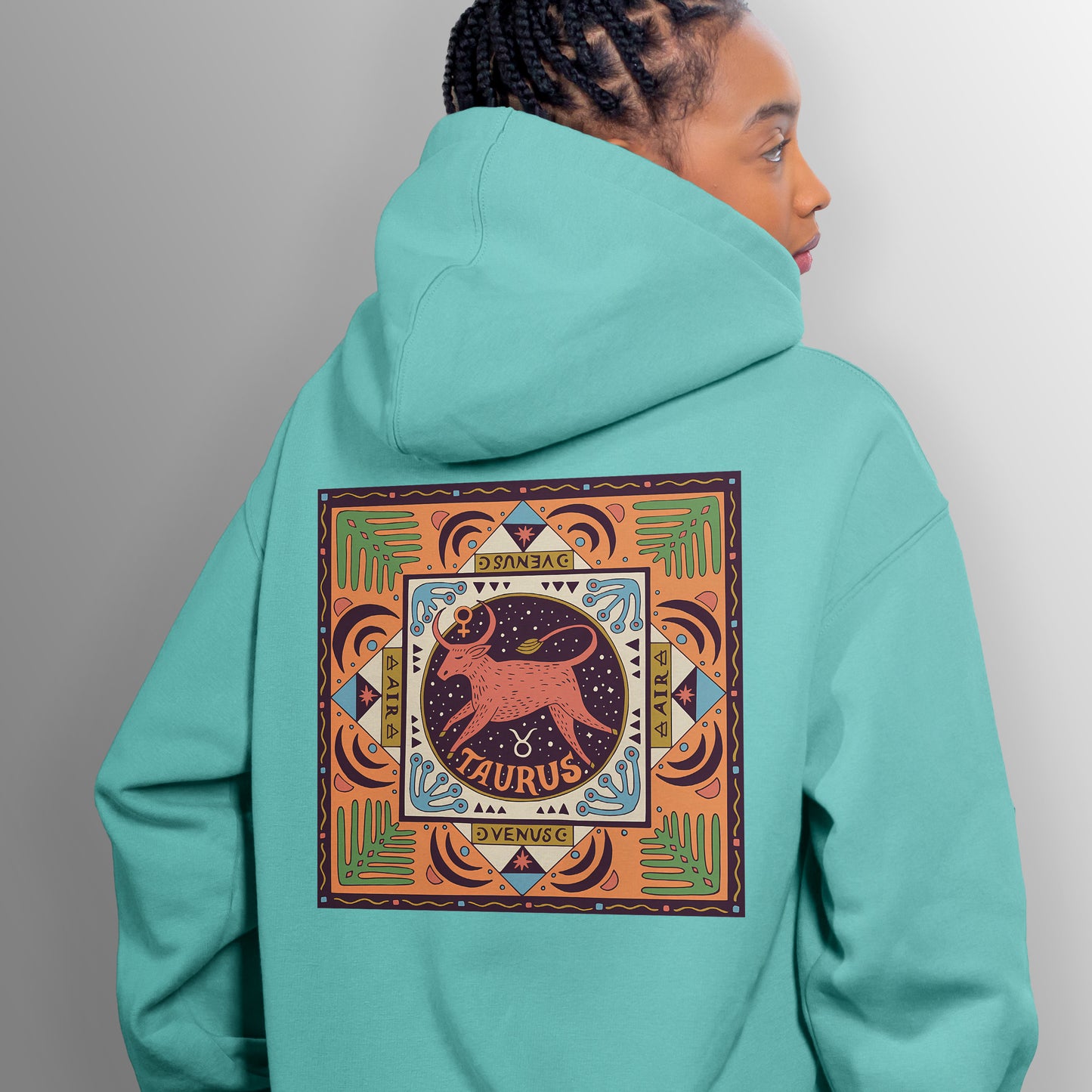 Zodiac Signs Hoodie Oversized
