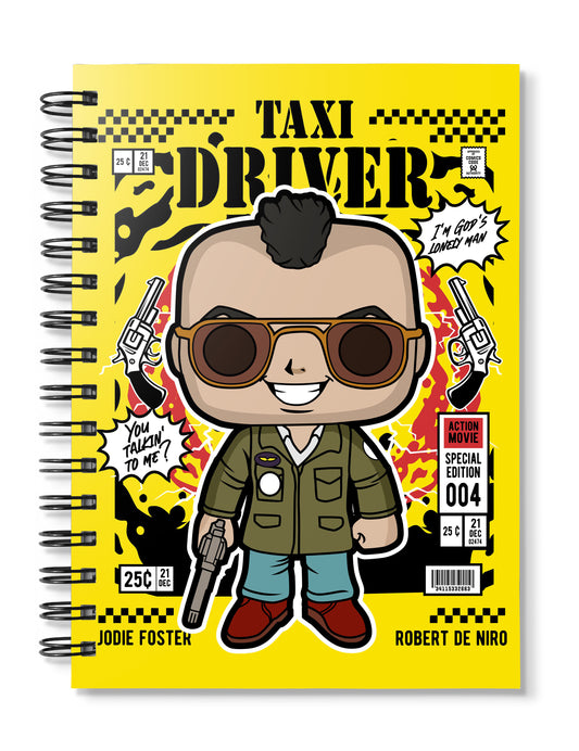 Taxi Driver Robert De Niro Pop Art Notebook