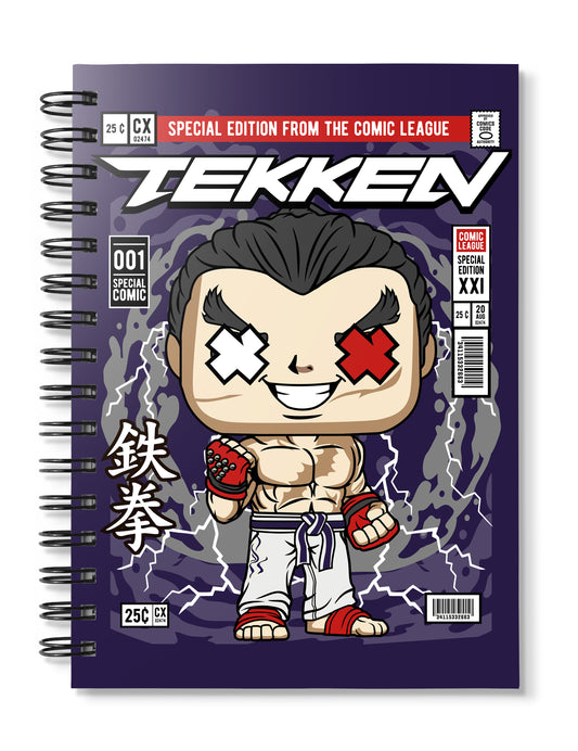 kazuya Tekken pop Art Notebook