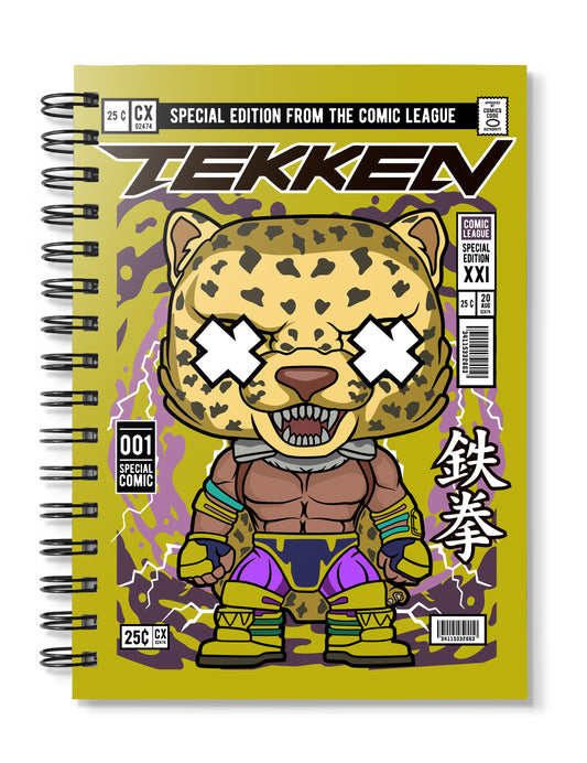 King Caped Tekken pop Art Notebook