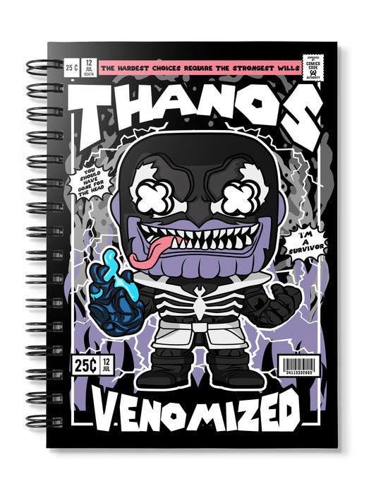 Thanos Venomized Pop Art Notebook