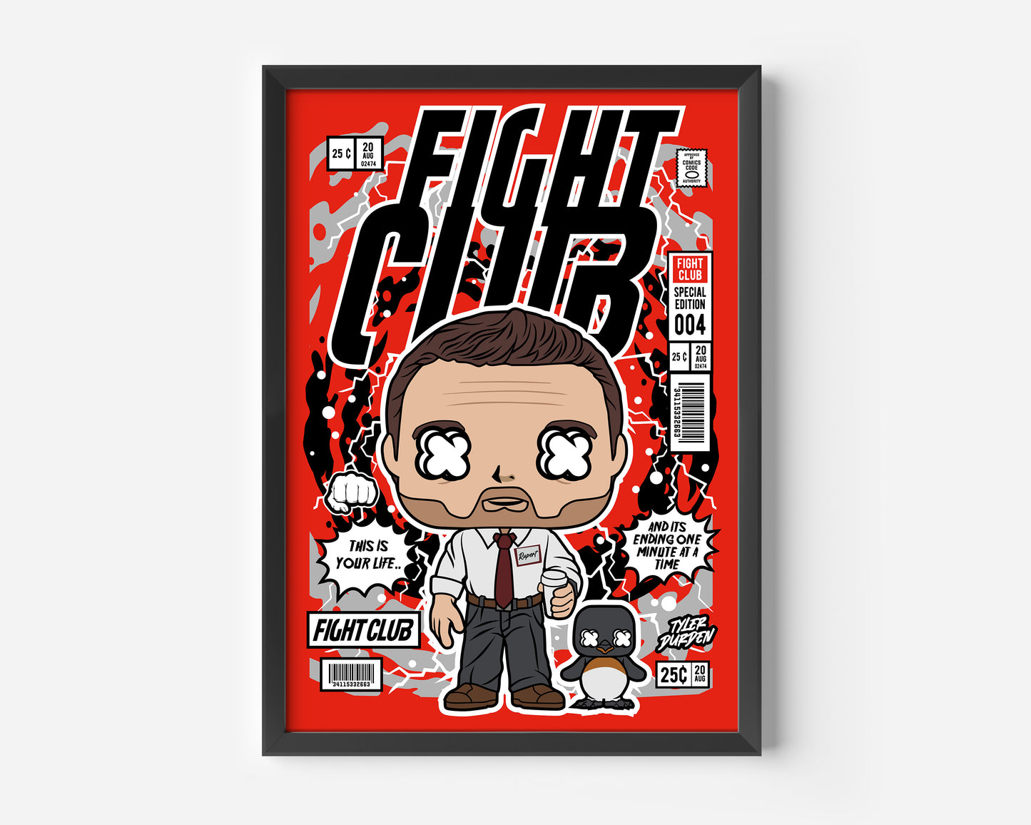 Tyler Durden Fight Club Poster