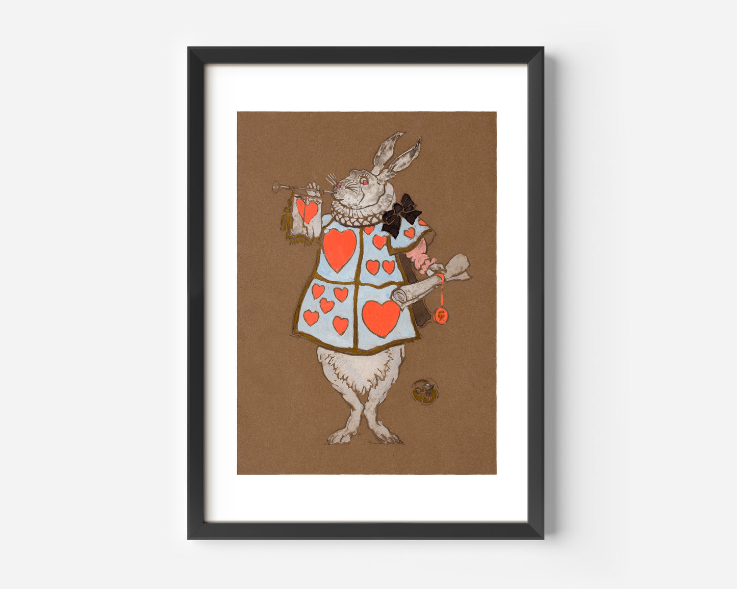 White Rabbit William Penhallow Henderson's Alice in Wonderland (1915) Poster