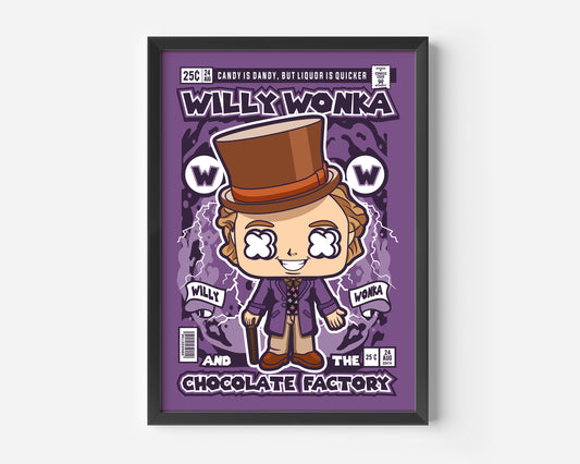 Willy Wonka And The Chocolate Factory Pop Poster