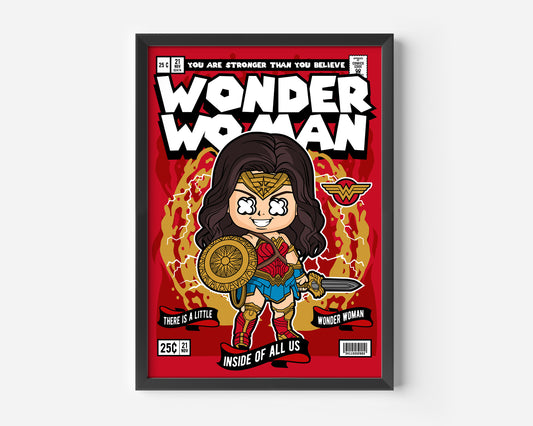 Wonder Woman Pop Poster