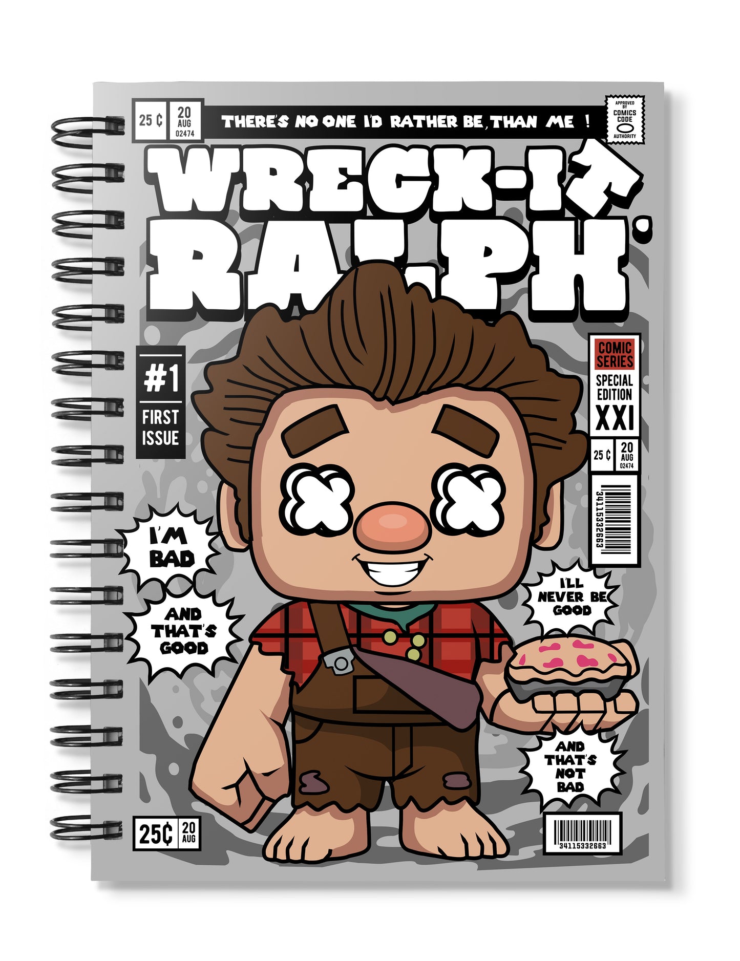 Wreck-It Ralph Pop Art Notebook