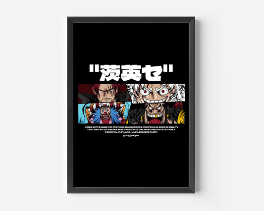yonko one Piece Poster