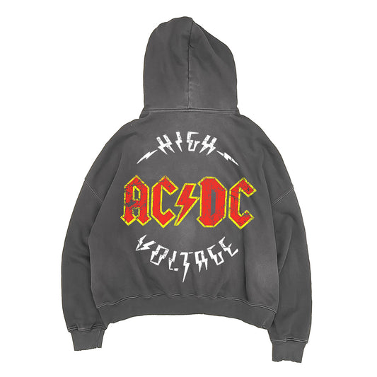 ACDC washed Oversized Hoodie