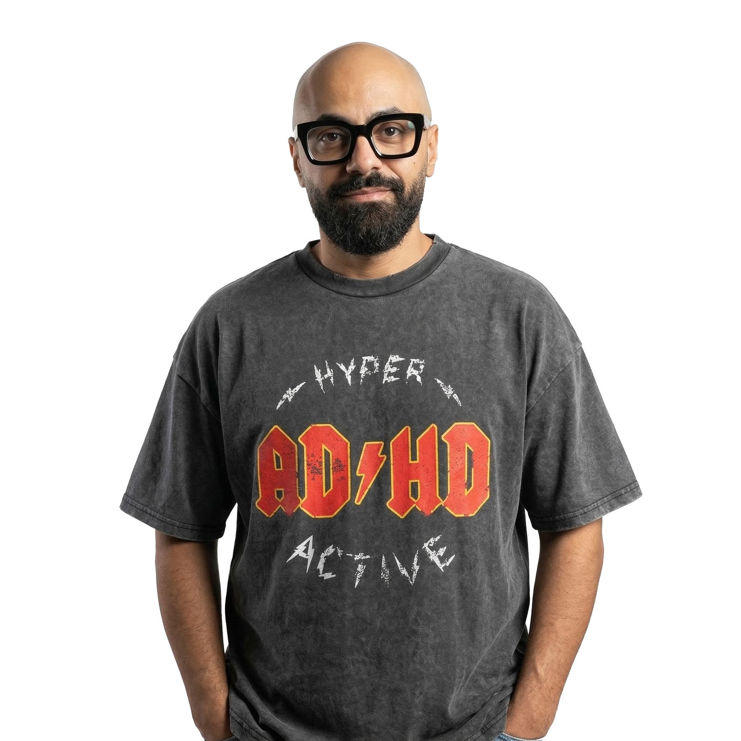 ADHD Washed Oversized Tee's