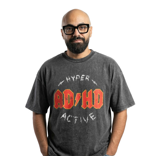 ADHD Washed Oversized Tee's