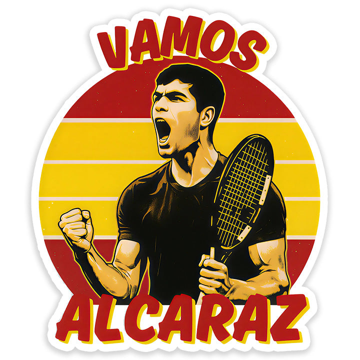 Carlos Alcaraz Vamos Sticker